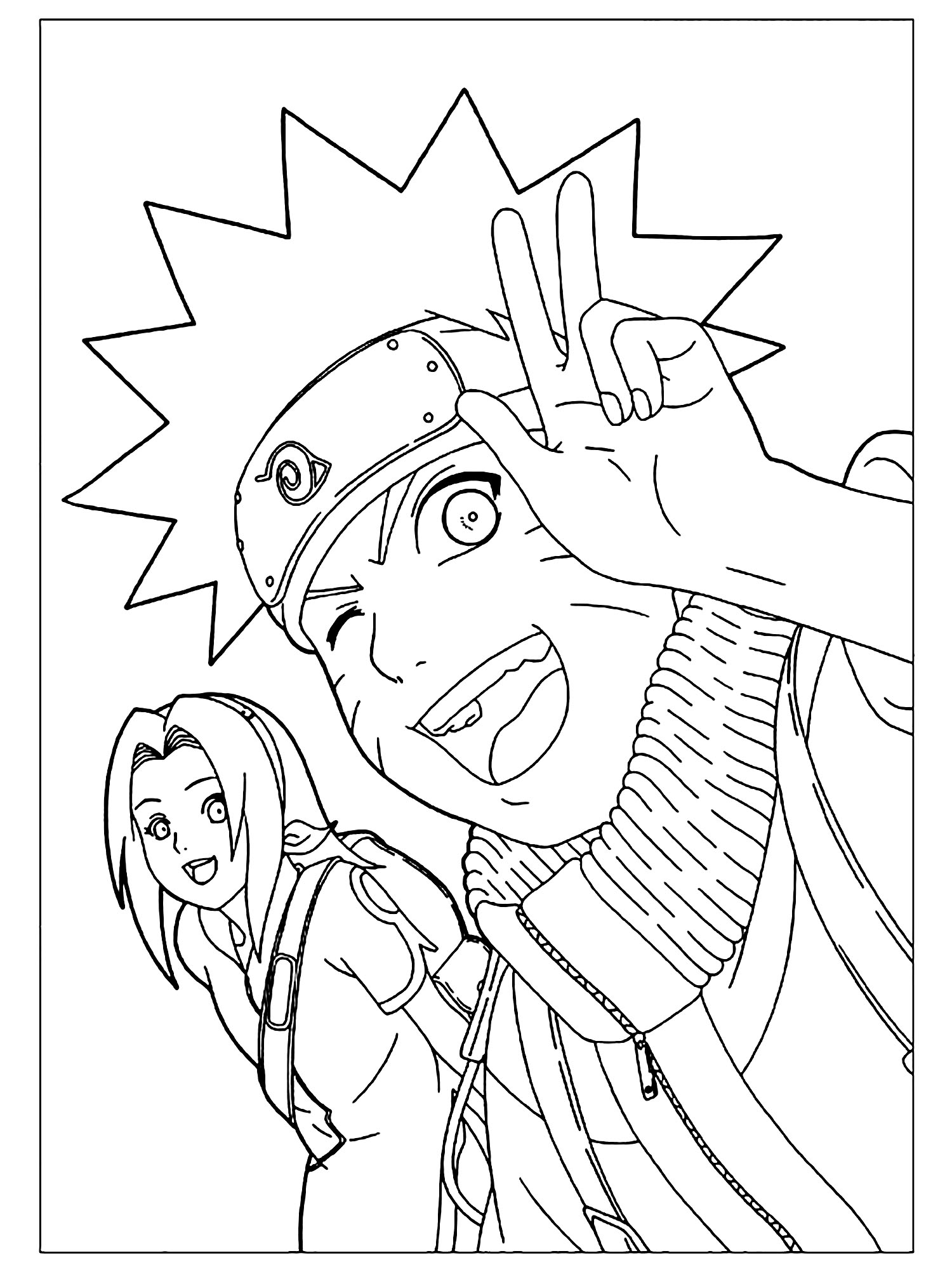 Naruto and sakura