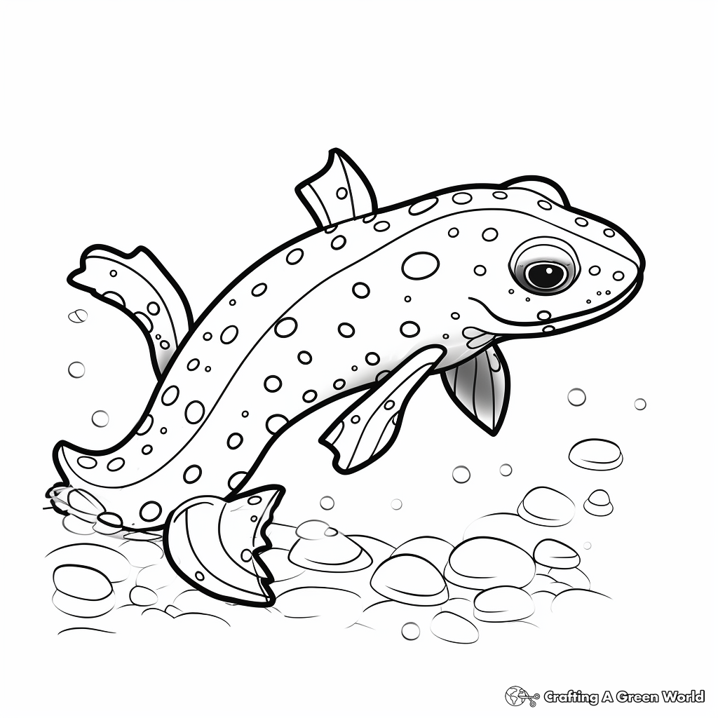 Salamander coloring pages