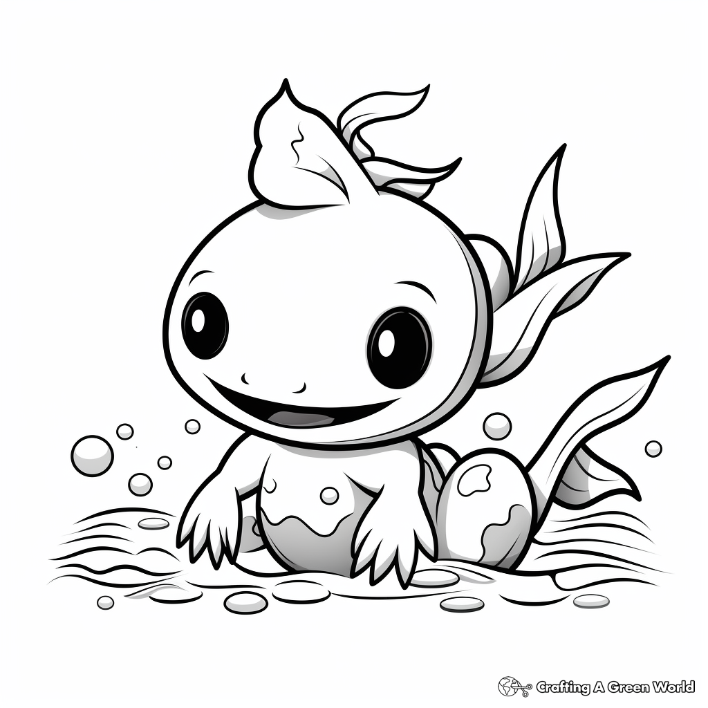 Salamander coloring pages