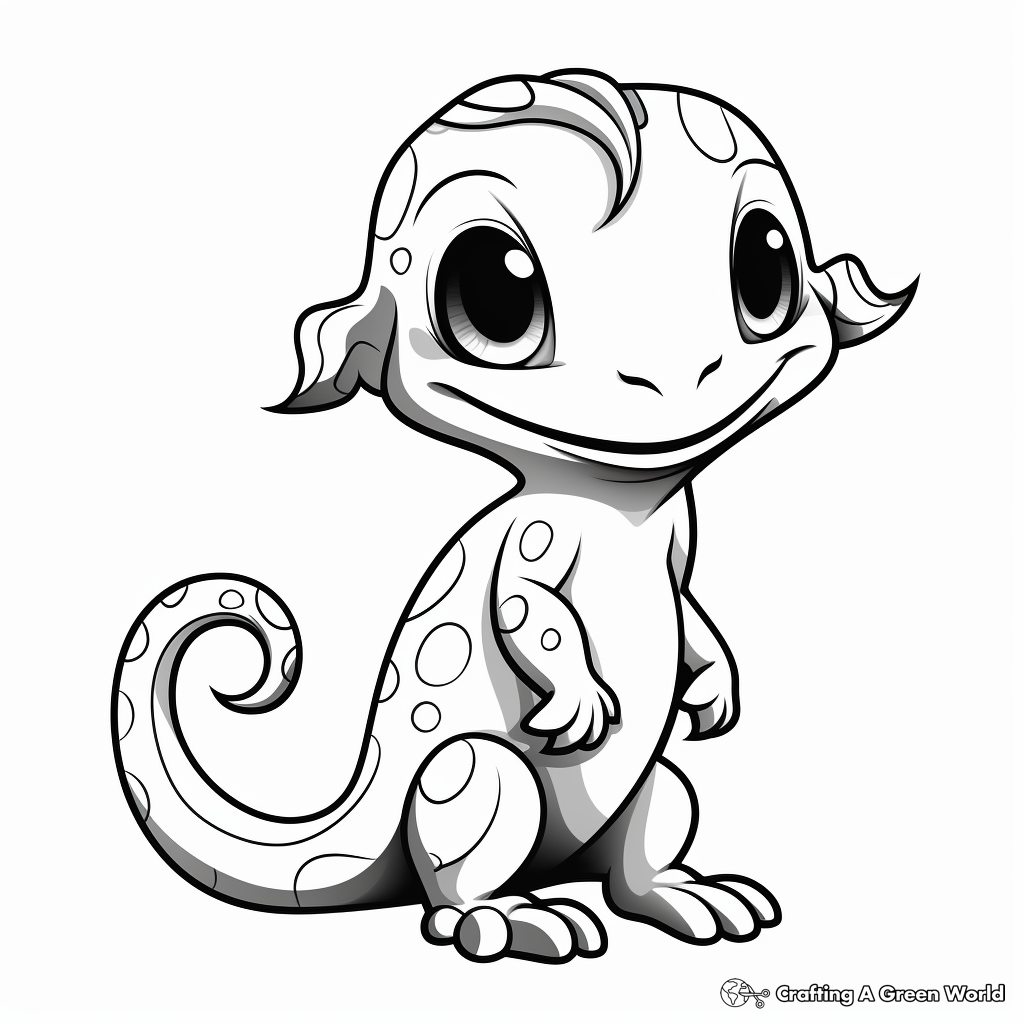 Salamander coloring pages