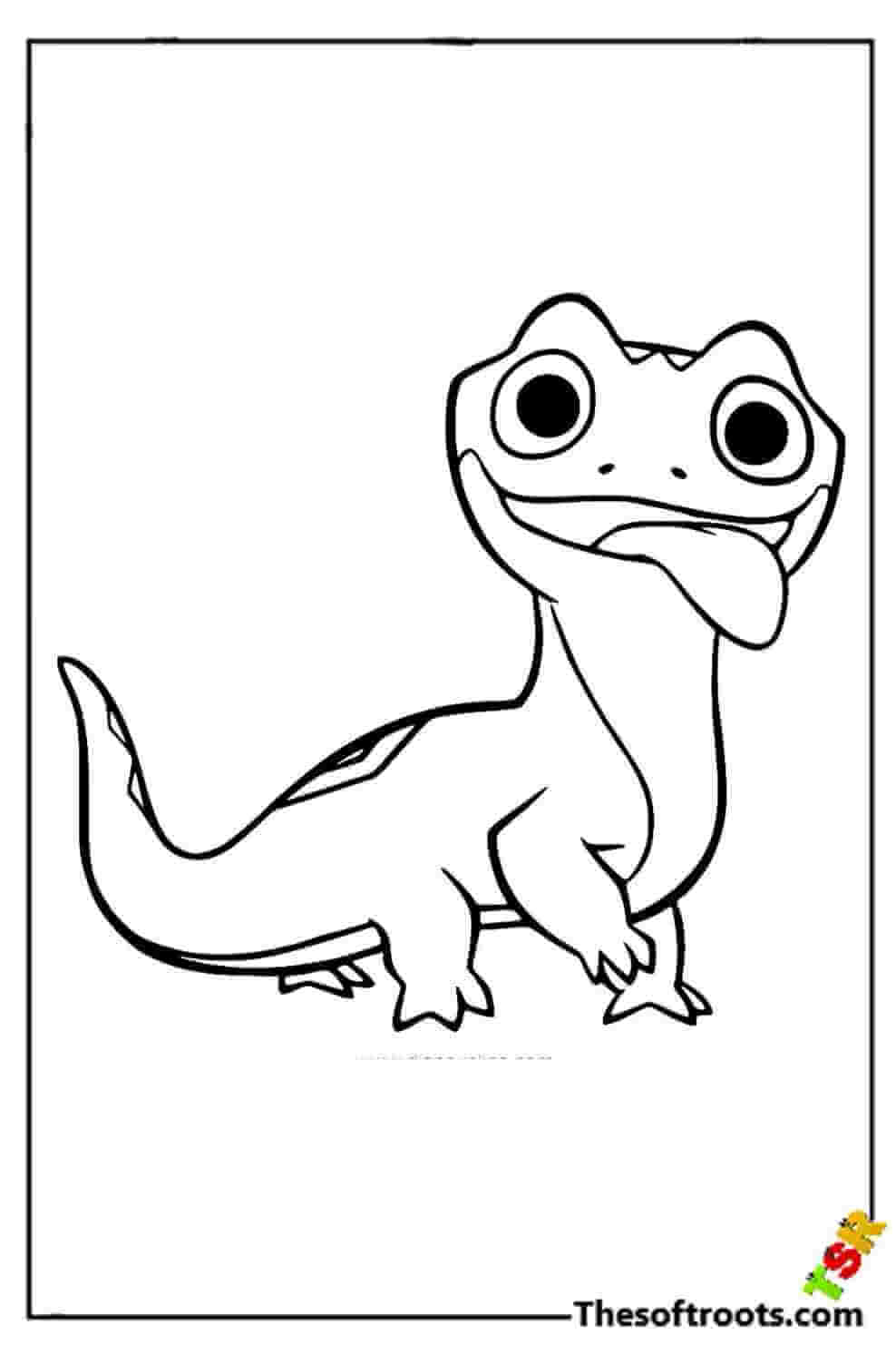 Lizard coloring pages kids coloring pages