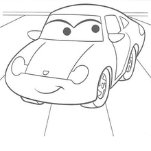 Sally carrera coloring pages