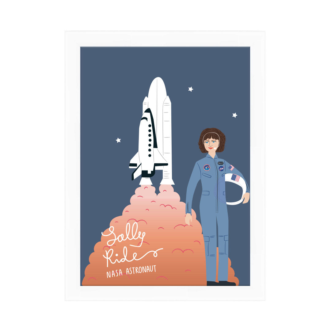 Sally ride art print piccolina