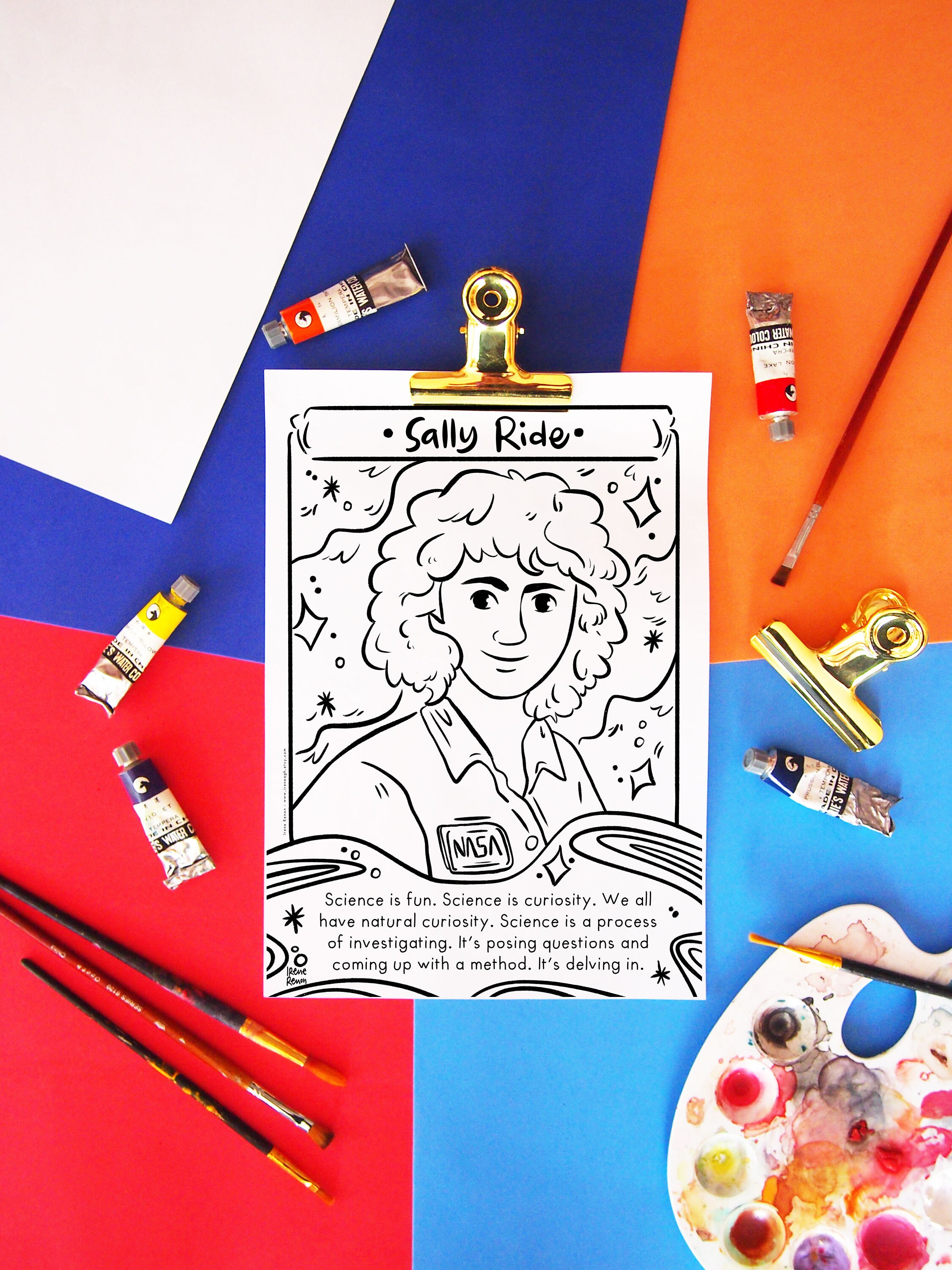 Women history month printable colouring page astronaut coloring page png sally ride printable drawing coloring sheet women in stem