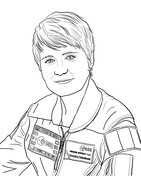 Sally ride americas first woman astronaut coloring page free printable coloring pages