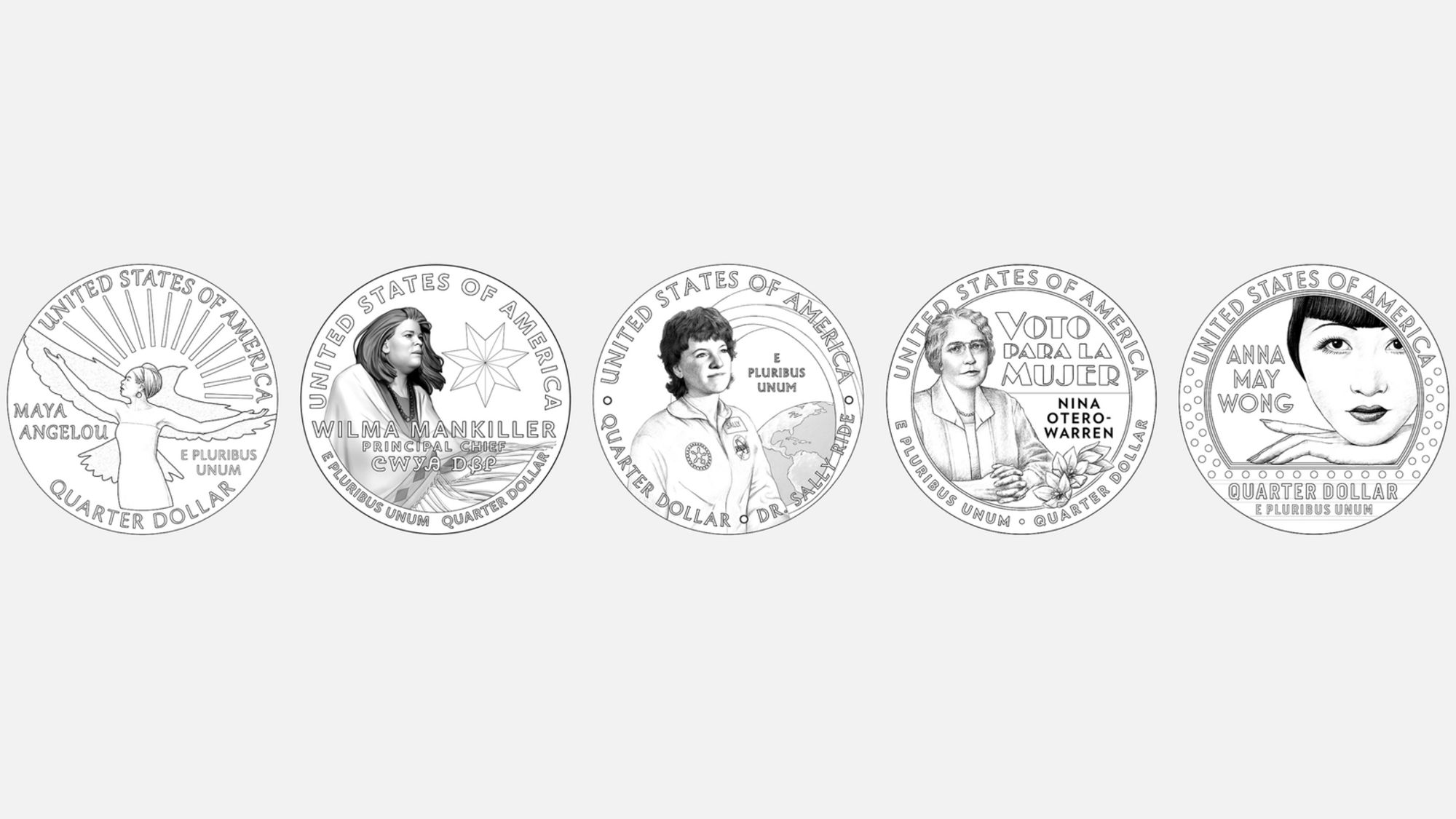 From maya angelou to anna may wong these pioneering women will appear on us quarters in