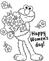 Womens day coloring pages sheets