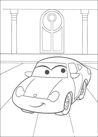 Sally carrera coloring page free printable coloring pages