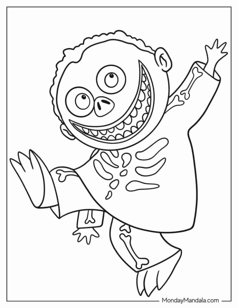 Nightmare before christmas coloring pages free pdfs