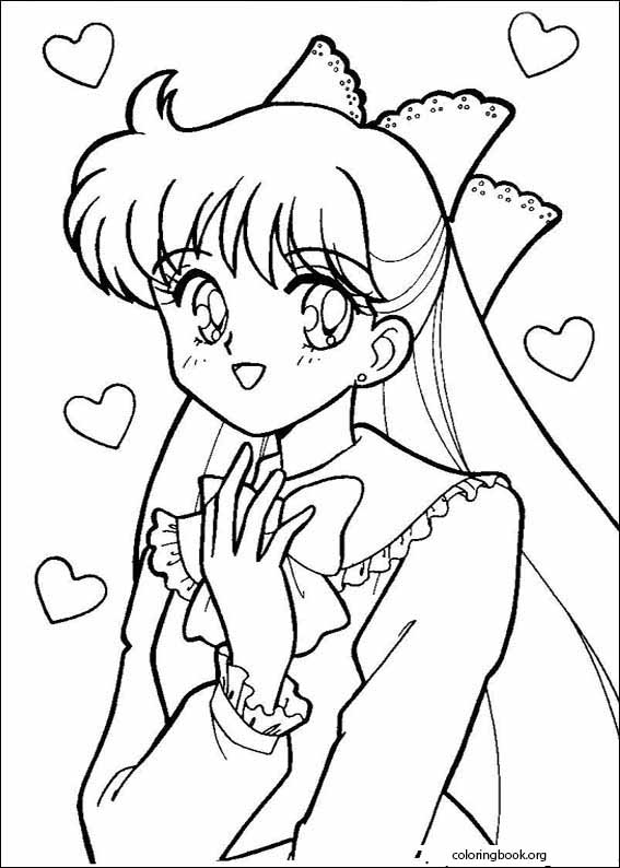 Sailor moon coloring page