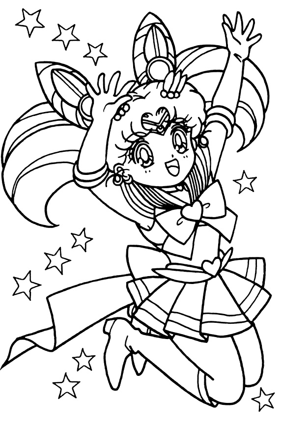 Sailor moon sailor stars coloring book