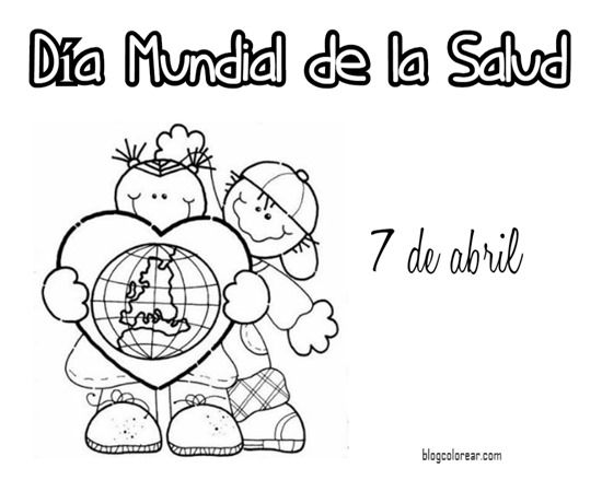 Diadelasaludbd image dia de la salud dibujos pa pint salud dibujo