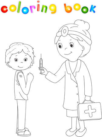 Medical coloring page cliparts stock vector and royalty free medical coloring page illustrations