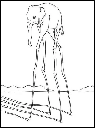 Fine art coloring pages