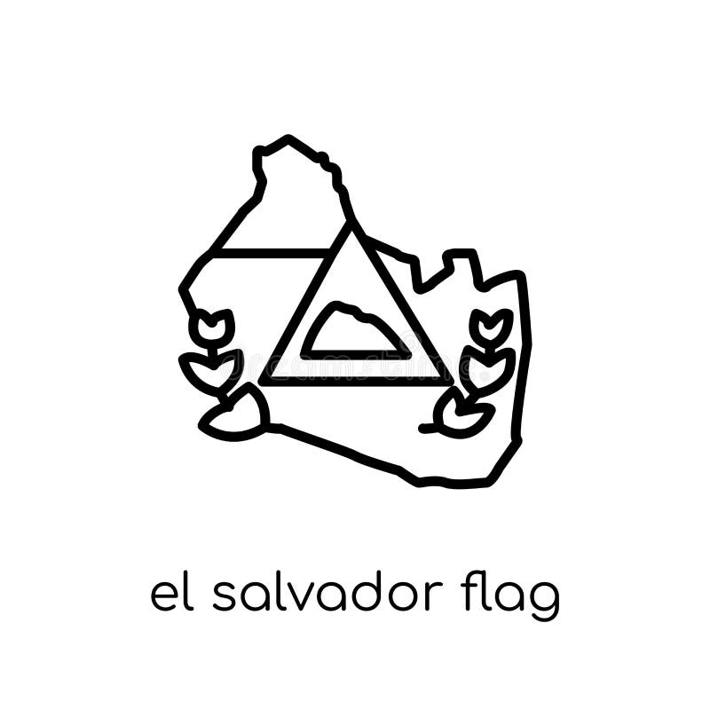 El salvador flag stock illustrations â el salvador flag stock illustrations vectors clipart