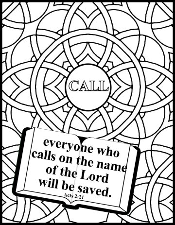 Free printable bible coloring pages about salvation