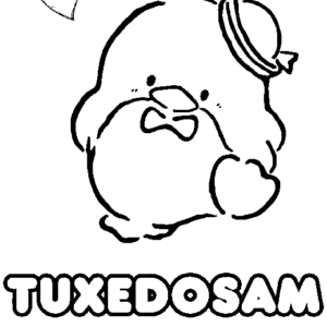 Tuxedo sam coloring pages printable for free download