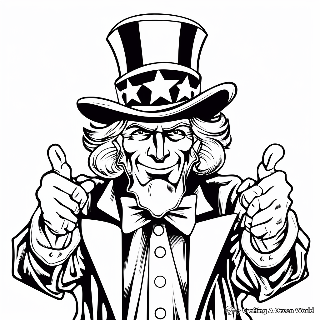 Patriotic coloring pages