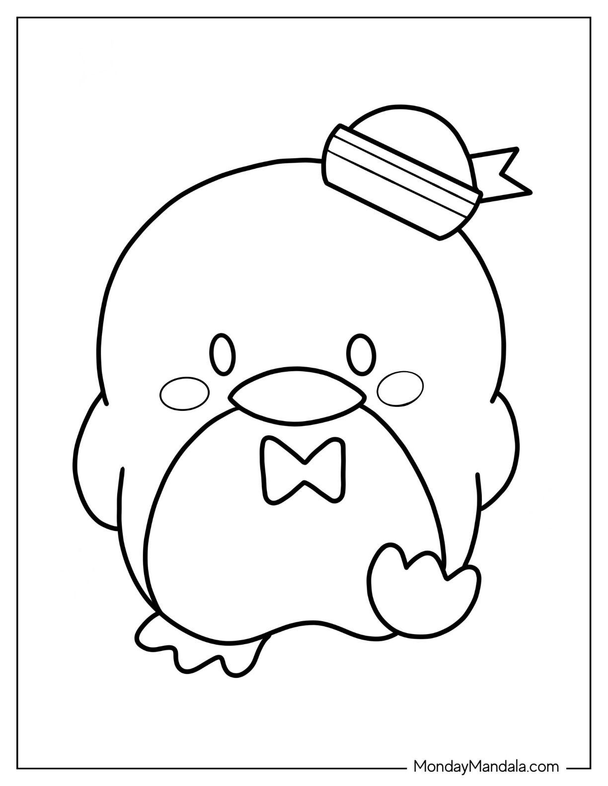 Sanrio coloring pages free pdf printables