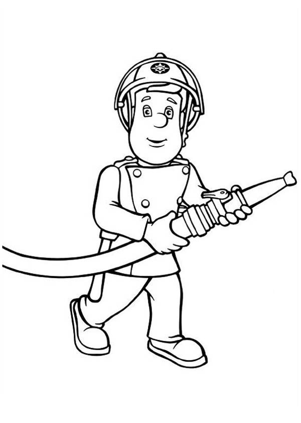 Fireman sam coloring pages