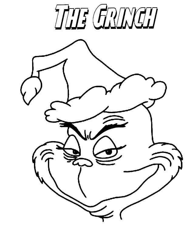 Grinch coloring pages printable for free download