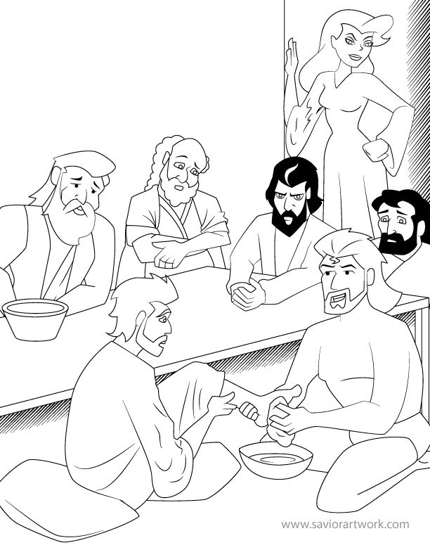 Jesus coloring page