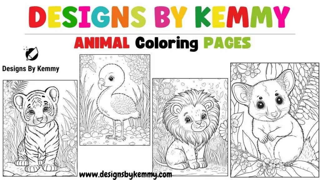 Free animal coloring pages