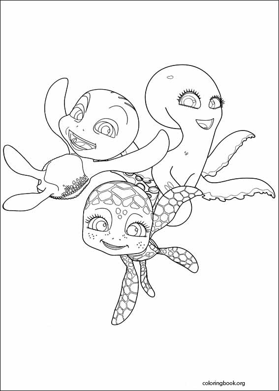 A turtles tale sammys escape from paradise coloring page