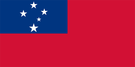 Flag of samoa