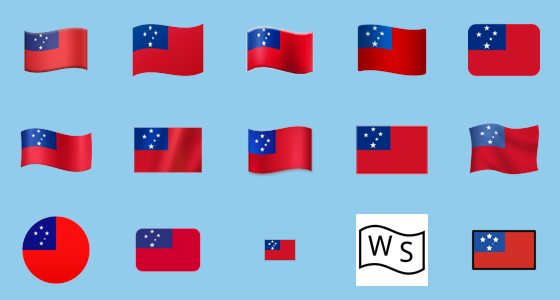 Ðð flag samoa emoji