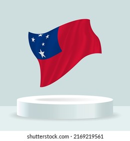 D rendering wave flag samoa images stock photos d objects vectors