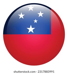 Flat samoa flag stock photos