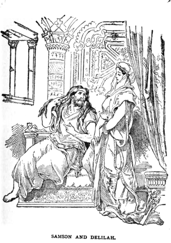 Samson and delilah coloring page free printable coloring pages