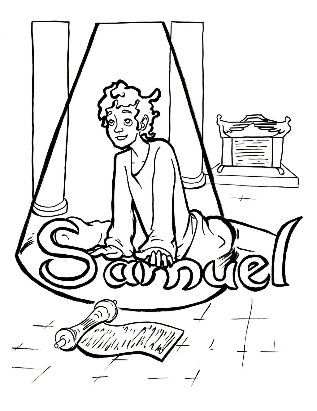 Samuel coloring page