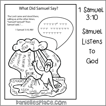 Samuel bible crafts page