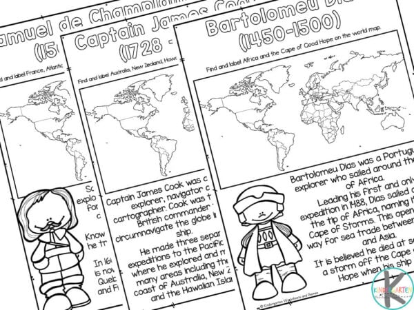 Ð free printable famous early explorers coloring pages