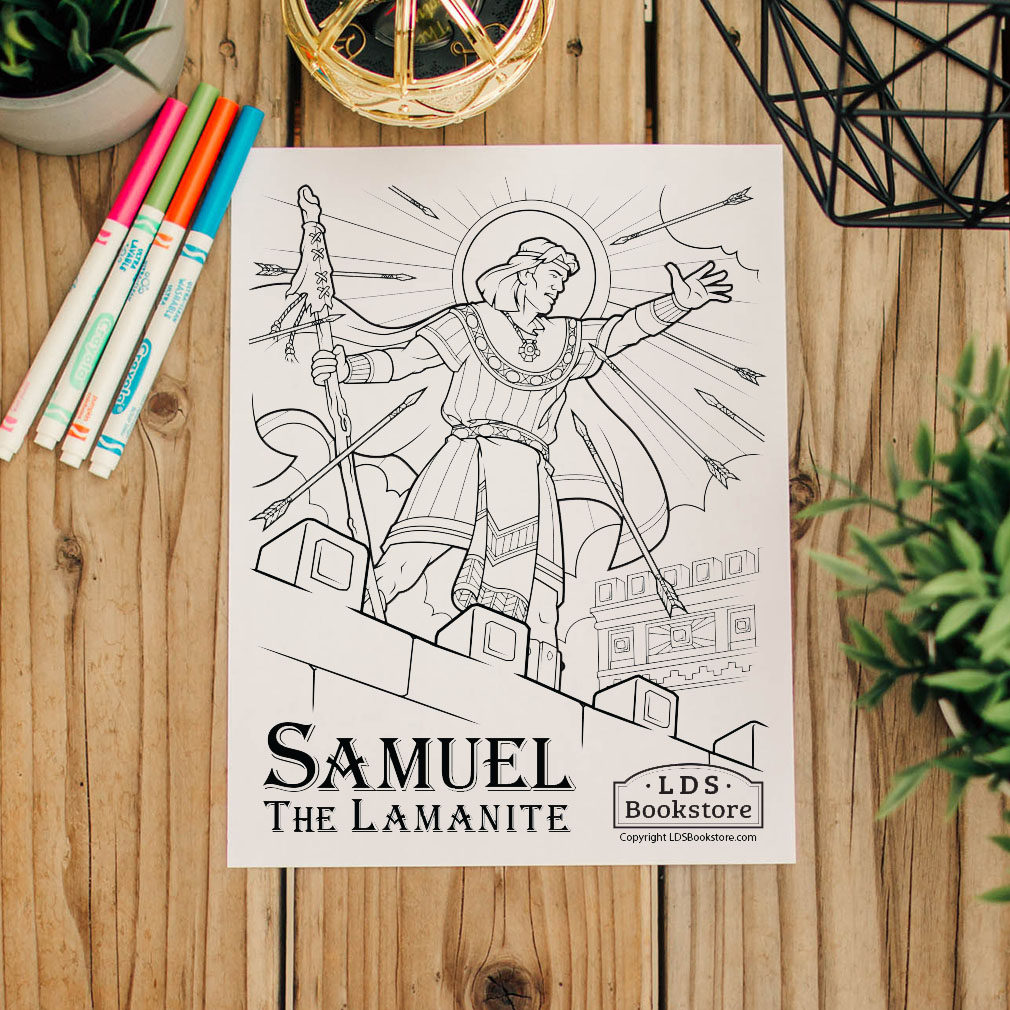 Samuel the lamanite coloring page