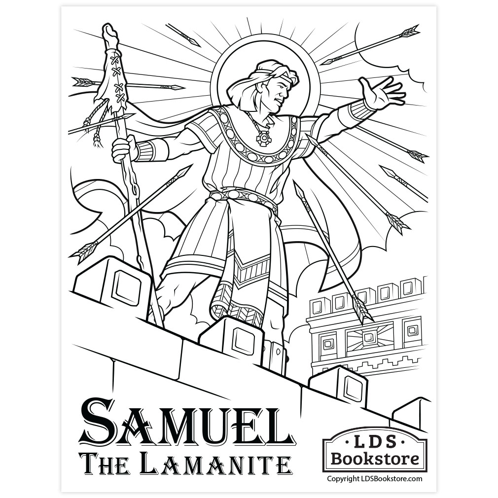 Samuel the lamanite coloring page