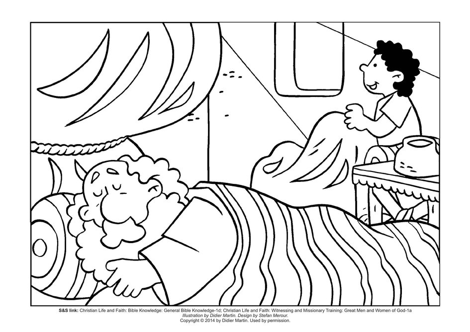 Coloring page old testament âspeak lord your servant listensâ my wonder studio