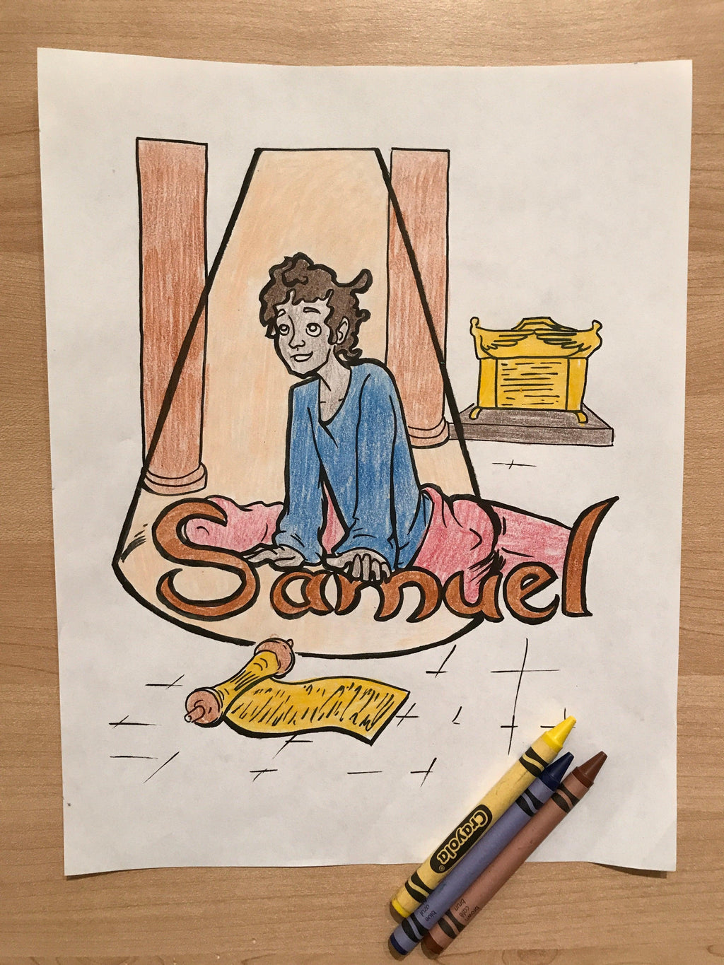 Samuel coloring page