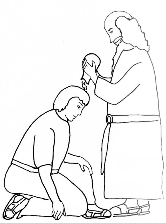 Bible story coloring page for samuel anoints king saul free bible stories for children