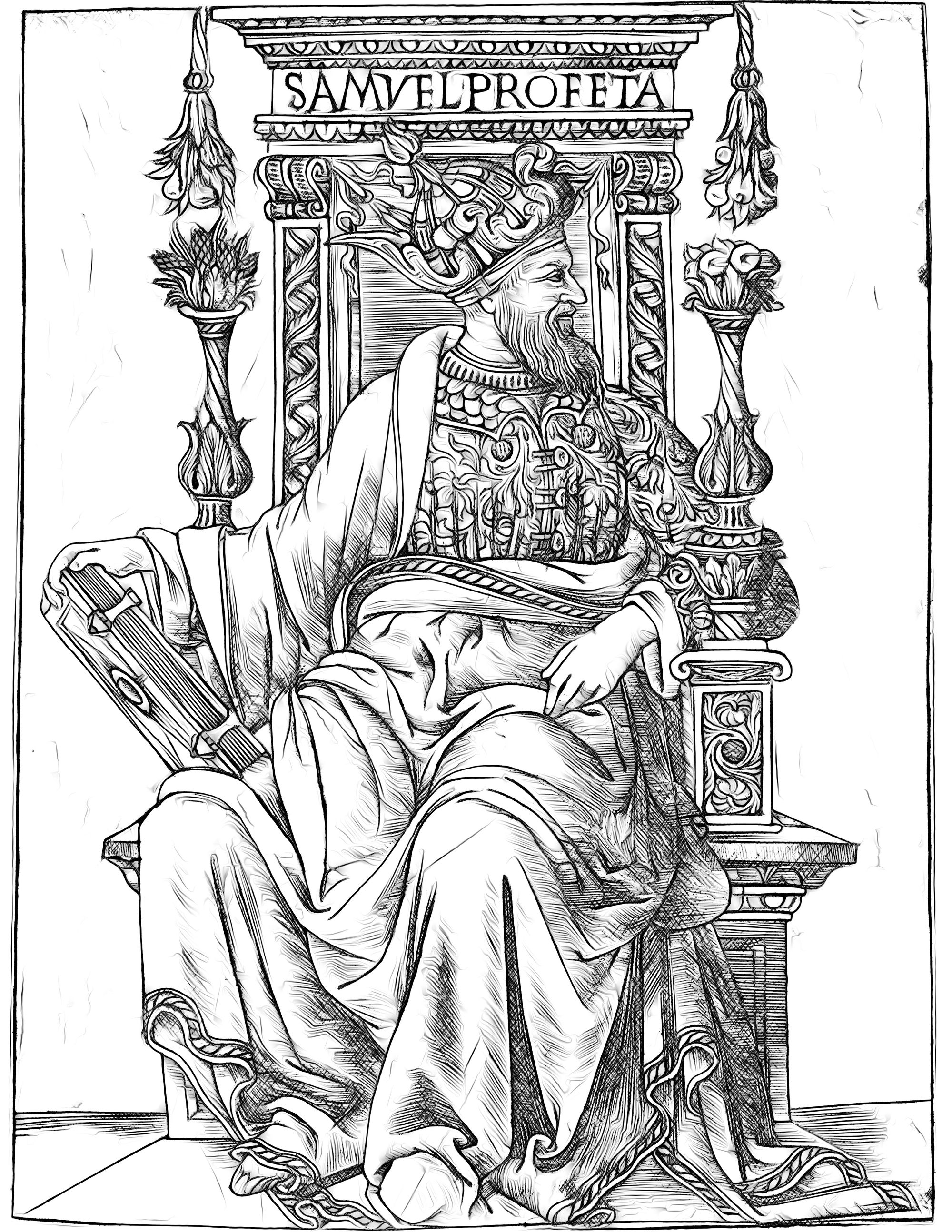 The prophet samuel by baccio baldini