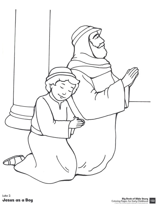 Big book of bible story coloring pages for early childhood â one stone biblical resources