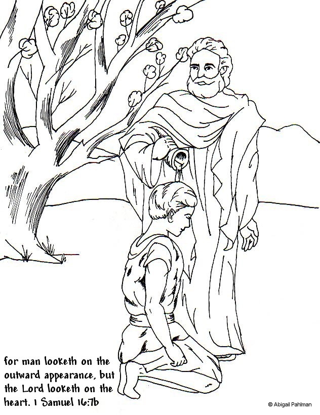 Samuel anoints david