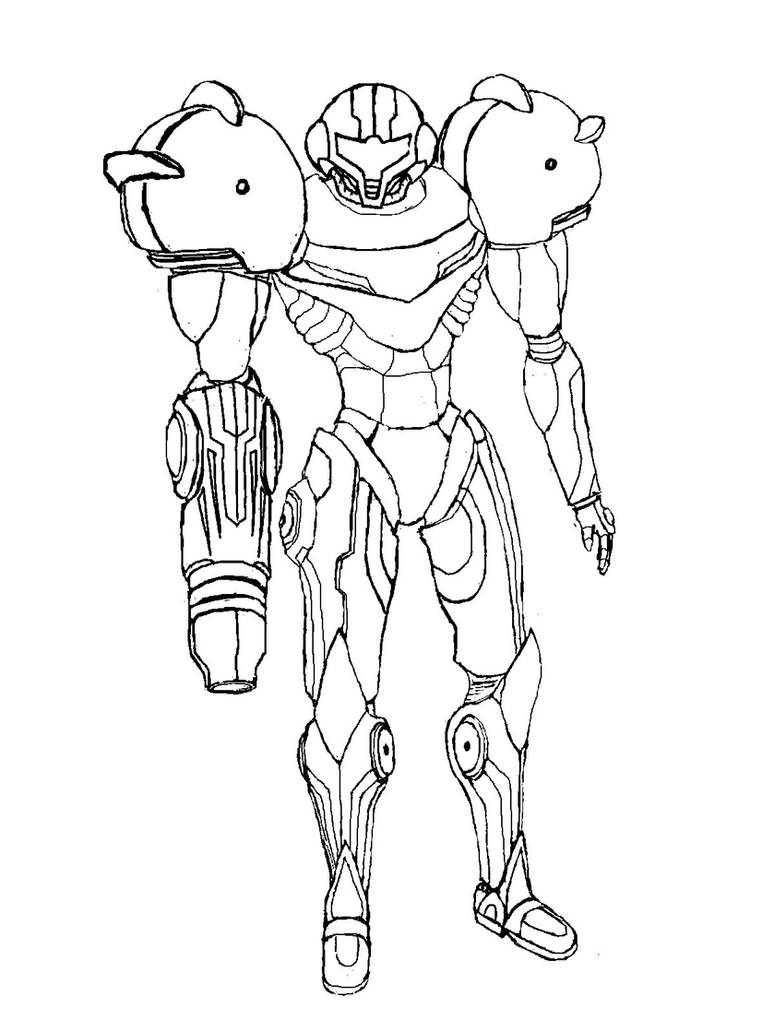 Samus sketch by mitkebes on