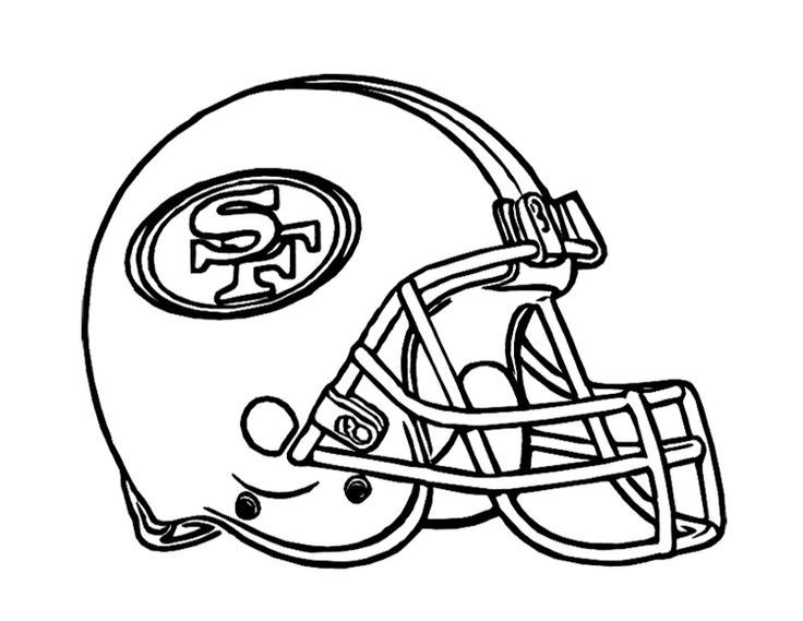 How to draw a football helmet ers