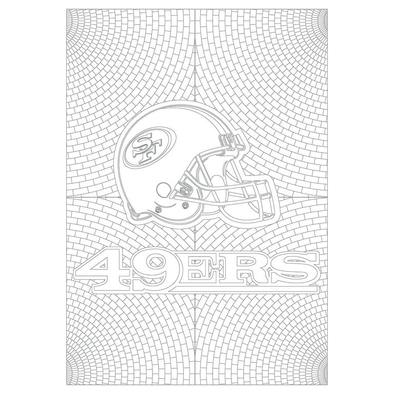 In the sports zone nfl adult coloring book san francisco ers