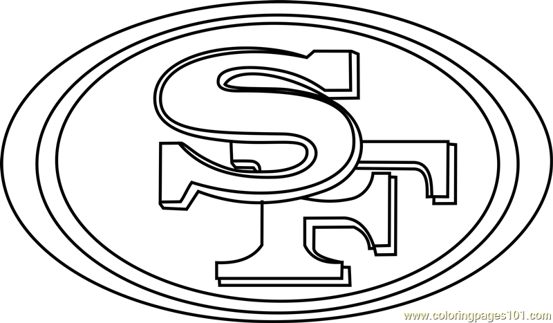 Download or print this amazing coloring page san francisco ers logo coloring page