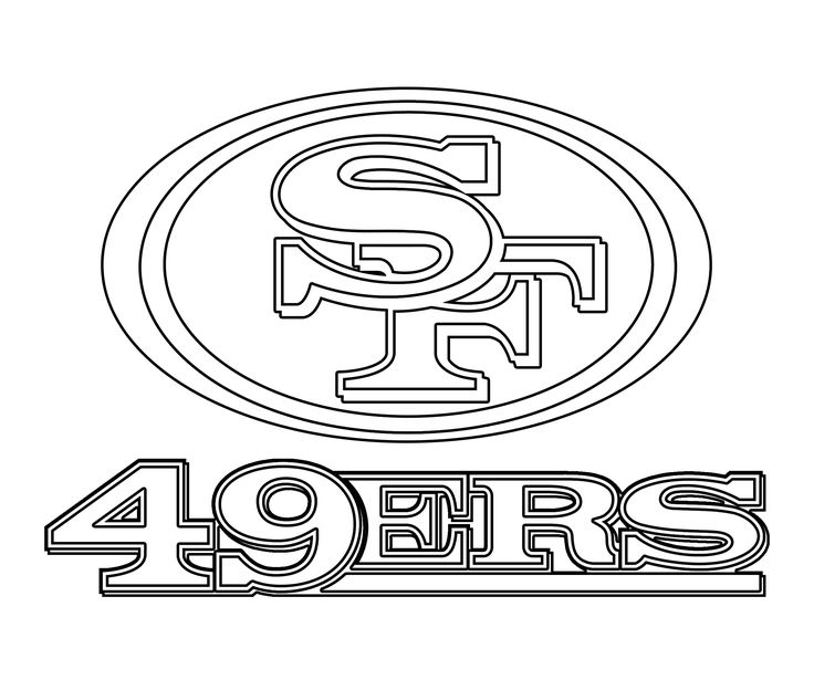 San francisco ers logo coloring pages san francisco ers logo football coloring pages san francisco ers