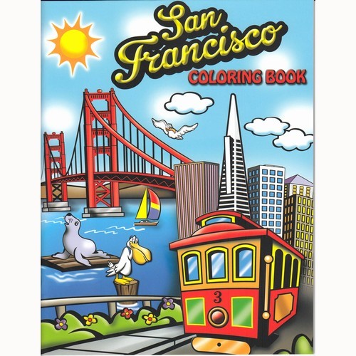 Smith novelty san francisco coloring book